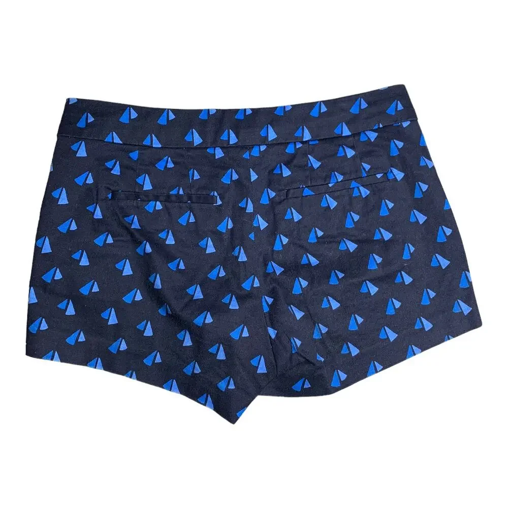 J. Crew geometric pattern shorts stretch size 2